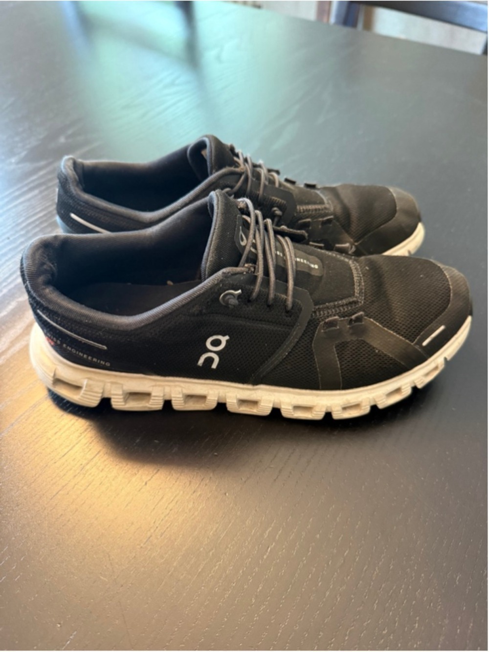 On Cloud 6 Black Women's Running Shoes Sneakers Size 8 - Picture 3 of 9